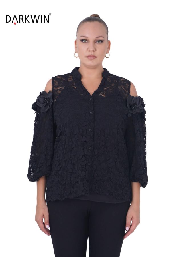 P8997 DARKWIN GÖMLEK SIYAH - 1