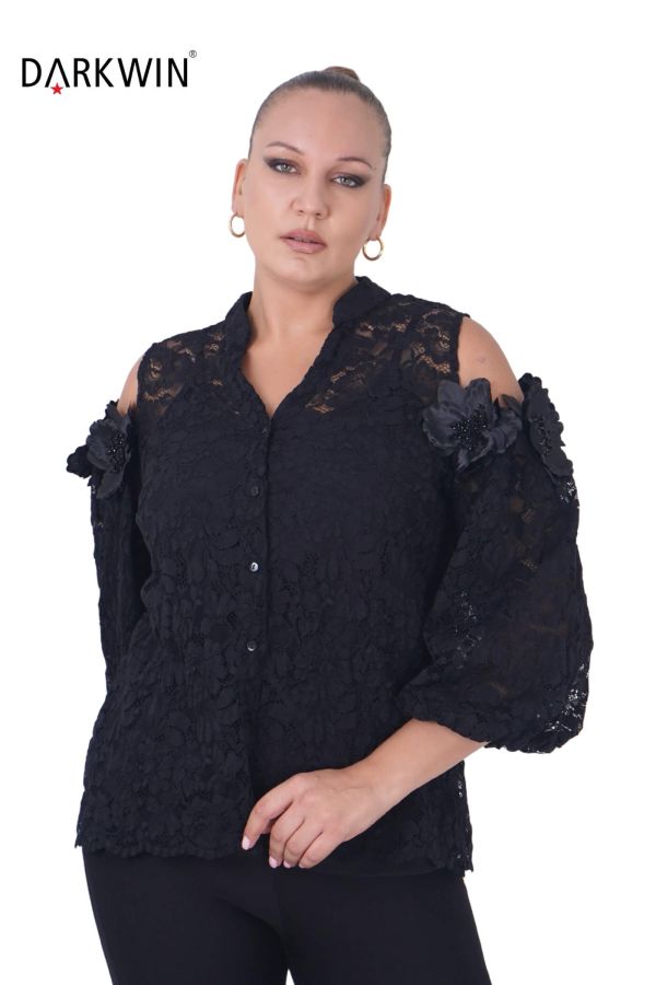 P8997 DARKWIN GÖMLEK SIYAH - 4