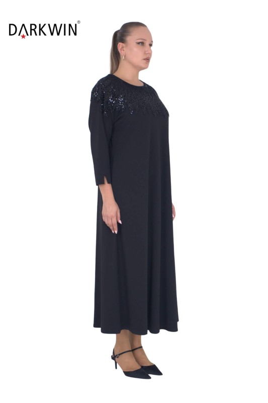 P9182 DARKWIN ELBİSE SIYAH - DARKWIN (1)