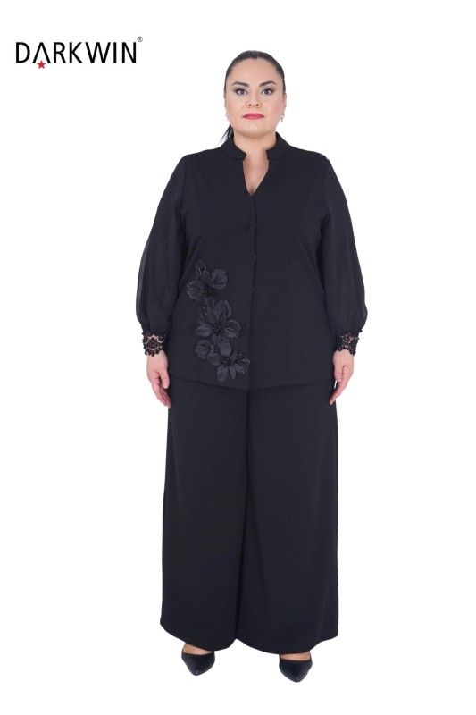 DARKWIN - P9216 DARKWIN BLUZ-PANTOLON SIYAH DARKWIN - P9216 DARKWIN BLUZ-PANTOLON SIYAH