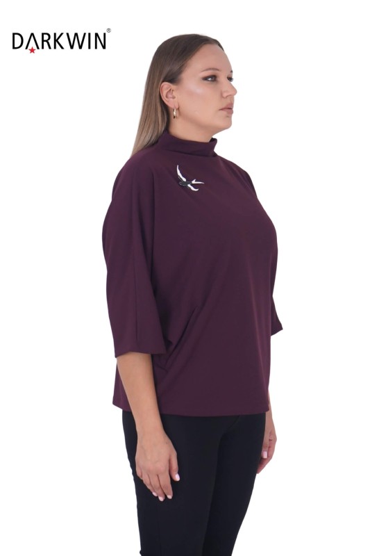 DARKWIN - P9219 DARKWIN BLUZ BORDO (1) DARKWIN - P9219 DARKWIN BLUZ BORDO (1)