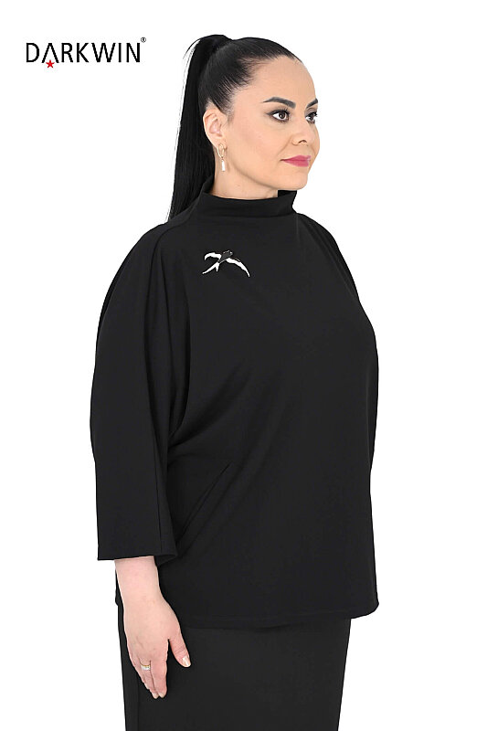 P9219 DARKWIN BLUZ SIYAH - DARKWIN (1)