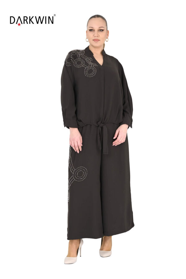 P9233 DARKWIN BLUZ-PANTOLON KAHVE - 7