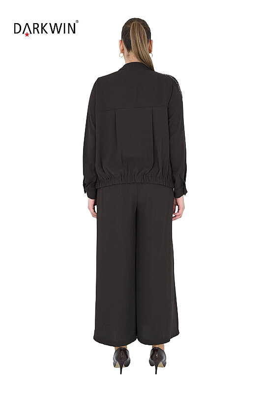 P9233 DARKWIN BLUZ-PANTOLON KAHVE - 6