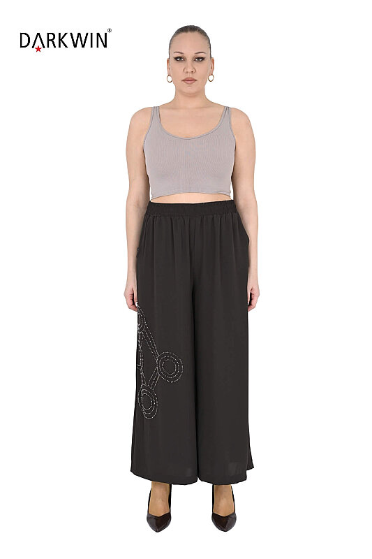 P9233 DARKWIN BLUZ-PANTOLON KAHVE - 10