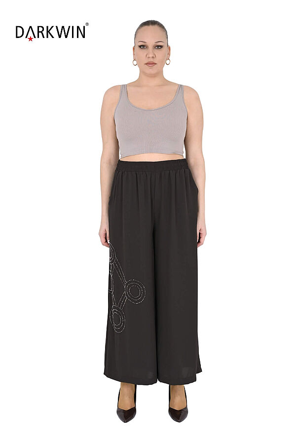P9233 DARKWIN BLUZ-PANTOLON KAHVE - 10