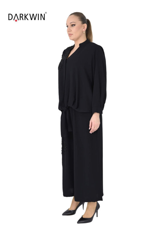 P9233 DARKWIN BLUZ-PANTOLON SIYAH - DARKWIN (1)