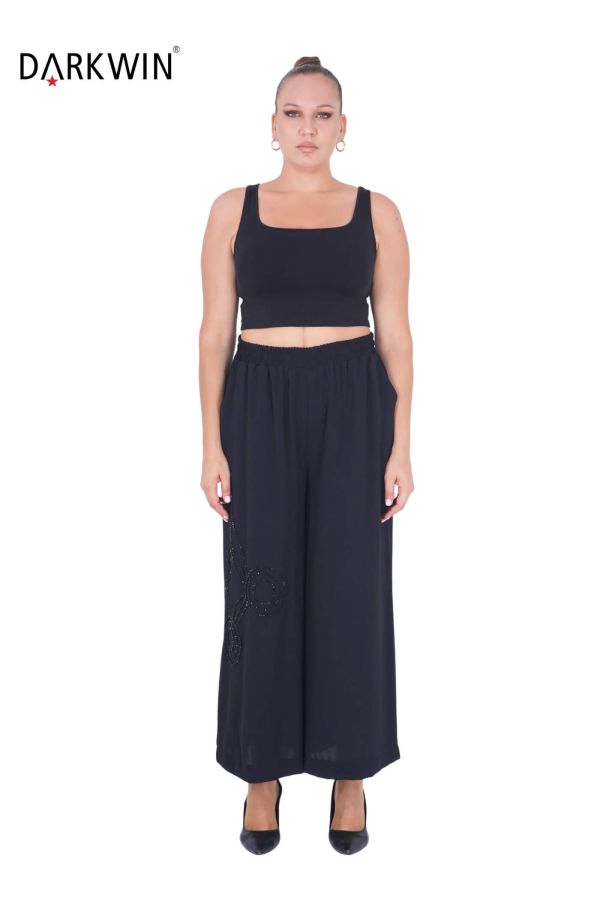 P9233 DARKWIN BLUZ-PANTOLON SIYAH - 5