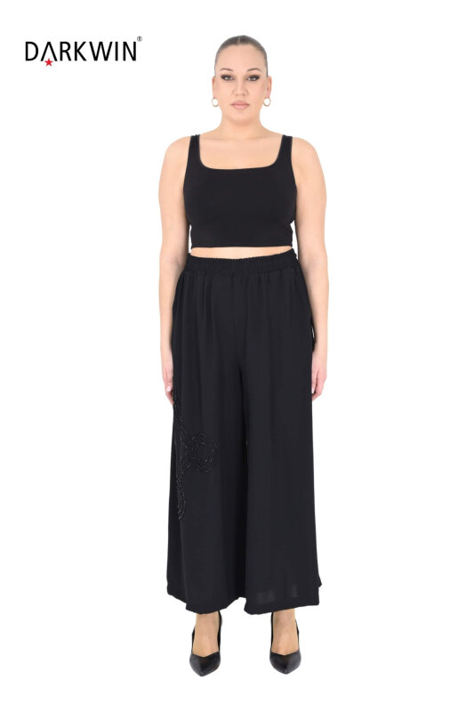 P9233 DARKWIN BLUZ-PANTOLON SIYAH - 4