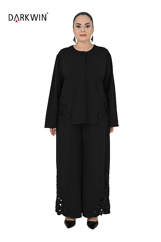 P9236 DARKWIN CEKET-PANTOLON SIYAH - DARKWIN