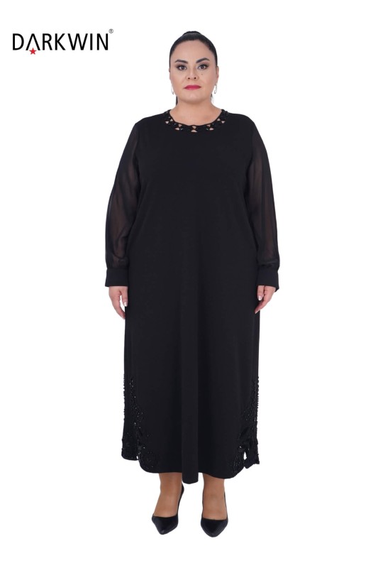 P9241 DARKWIN ELBİSE SIYAH - DARKWIN