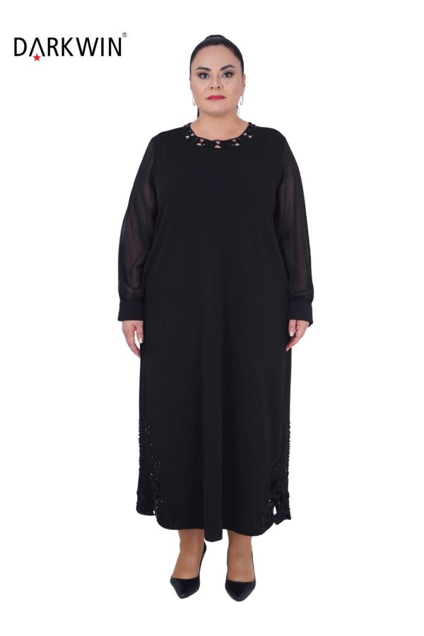 P9241 DARKWIN ELBİSE SIYAH - 1