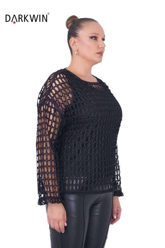 DARKWIN - P9252 DARKWIN BLUZ 2 Lİ SIYAH (1) DARKWIN - P9252 DARKWIN BLUZ 2 Lİ SIYAH (1)