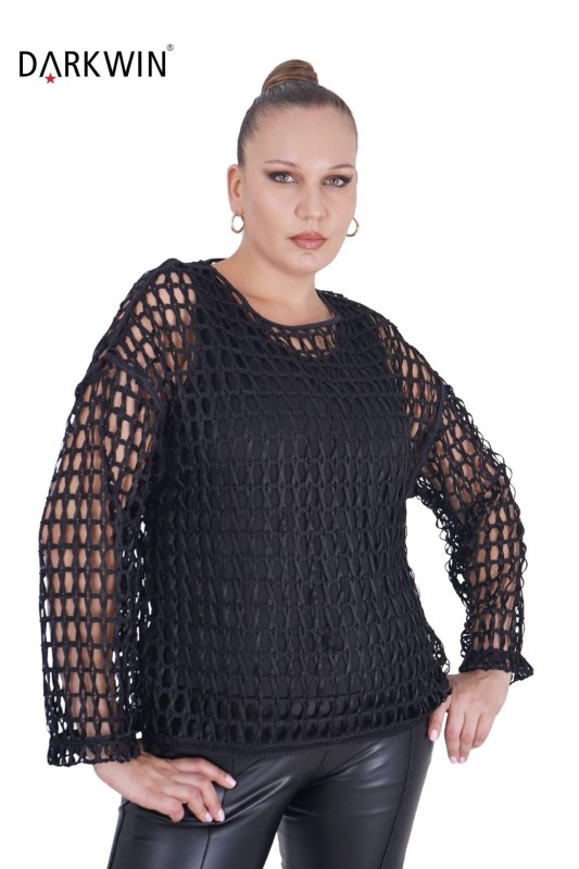 P9252 DARKWIN BLUZ 2 Lİ SIYAH - Thumbnail