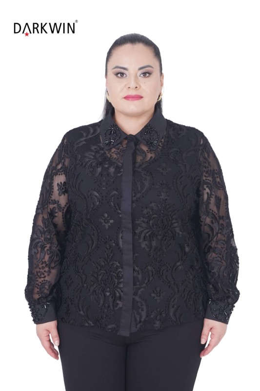 DARKWIN - P9276 DARKWIN GÖMLEK 2 Lİ SIYAH