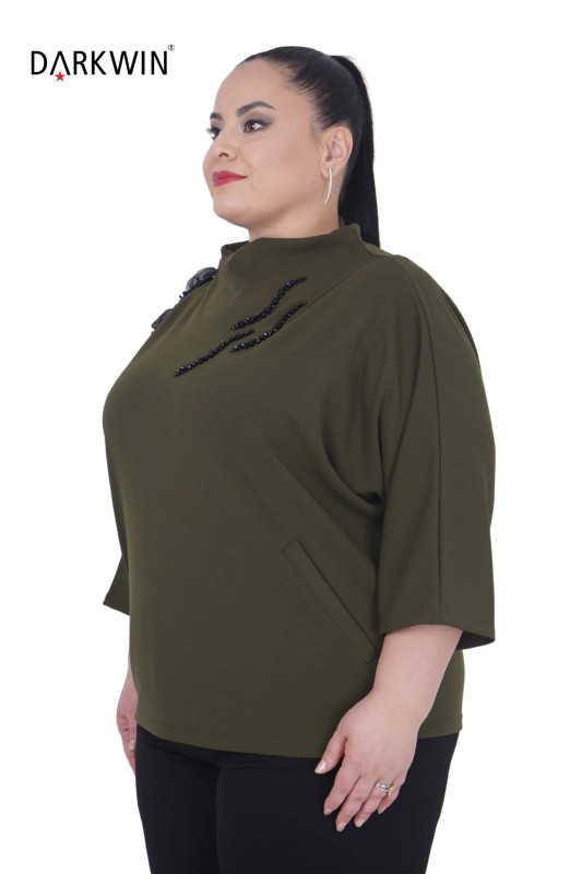 DARKWIN - P9279 DARKWIN BLUZ HAKI (1) DARKWIN - P9279 DARKWIN BLUZ HAKI (1)