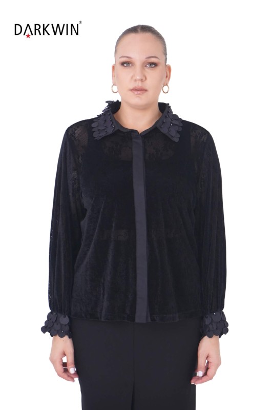 DARKWIN - P9284 DARKWIN GÖMLEK SIYAH