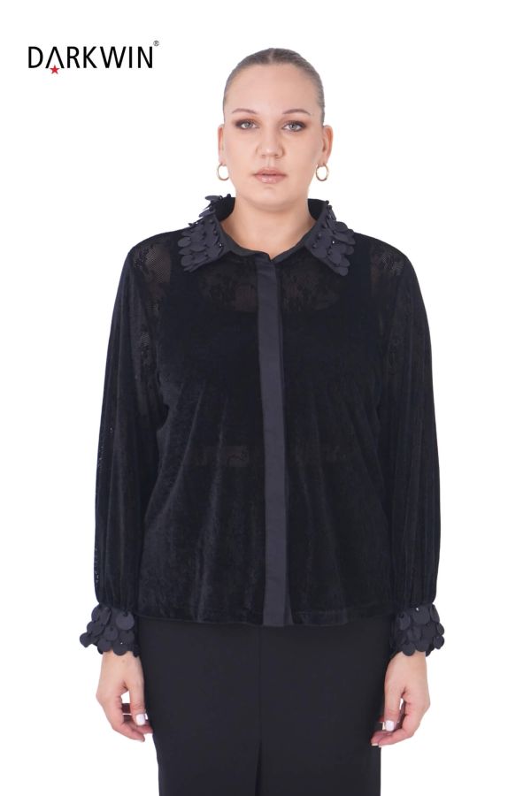 P9284 DARKWIN GÖMLEK SIYAH - 1