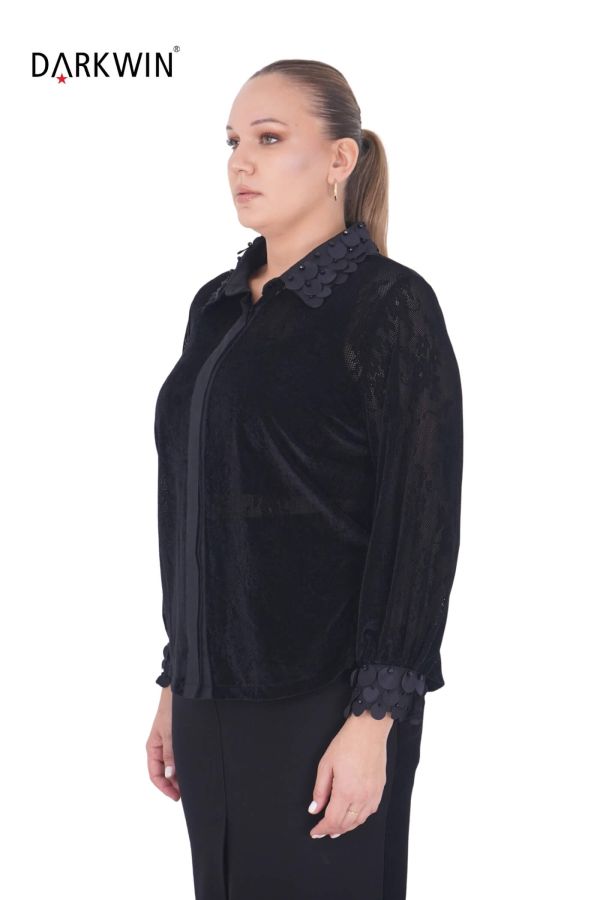 P9284 DARKWIN GÖMLEK SIYAH - 2