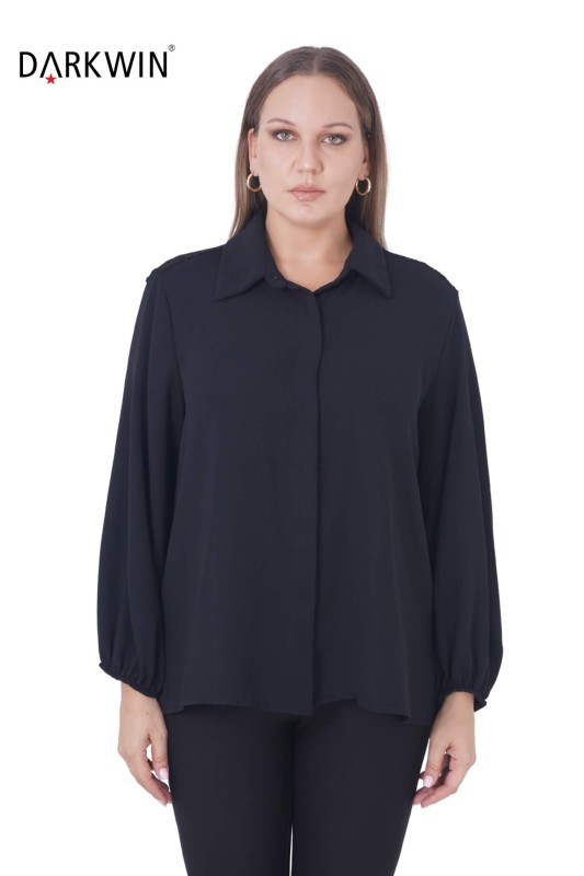 DARKWIN - P9307 DARKWIN GÖMLEK SIYAH