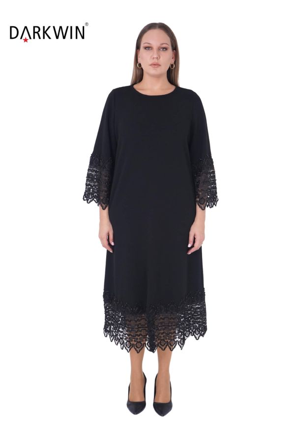 P9316 DARKWIN ELBİSE SIYAH - 1