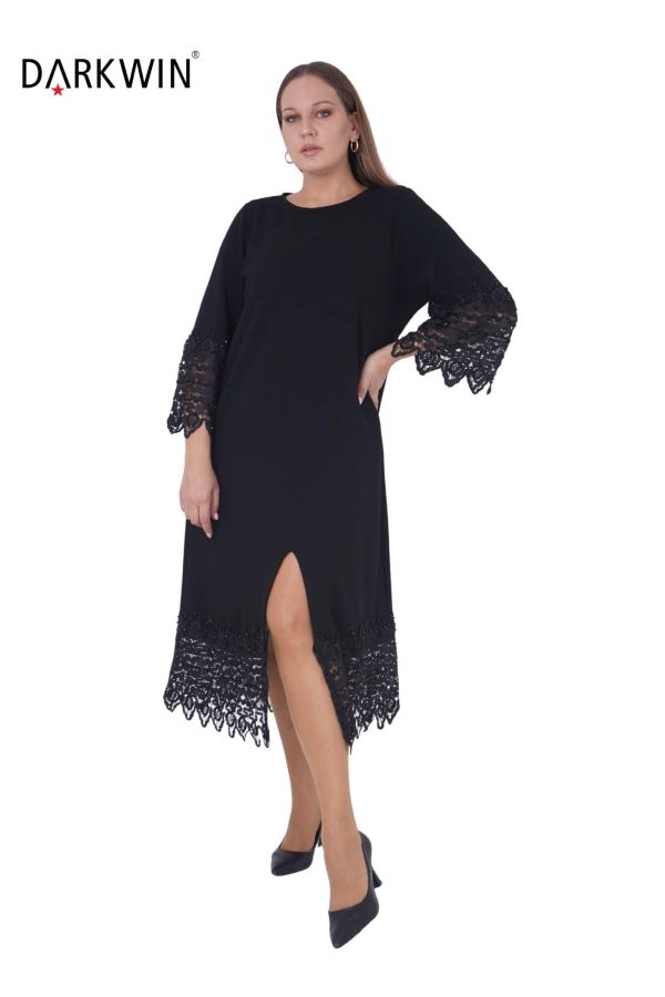 P9316 DARKWIN ELBİSE SIYAH - 4