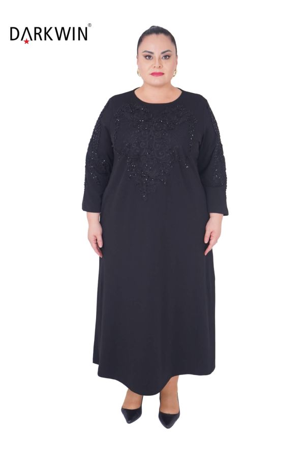 P9324 DARKWIN ELBİSE SIYAH - 1