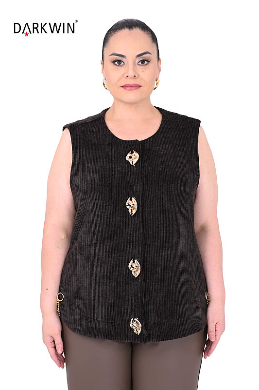 P9348 DARKWIN YELEK KAHVE - Darkwin
