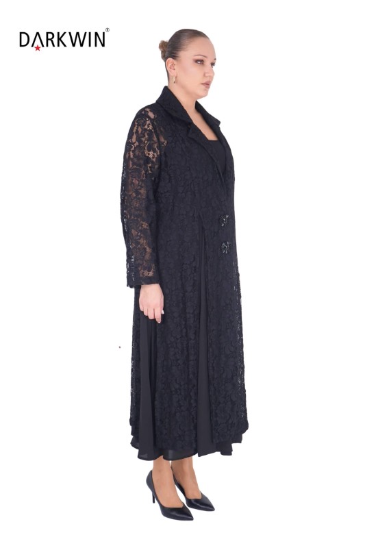 P9362 DARKWIN PARDESÜ SIYAH - Thumbnail