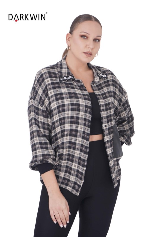 P9385 DARKWIN ELBİSE DESENLI - Thumbnail