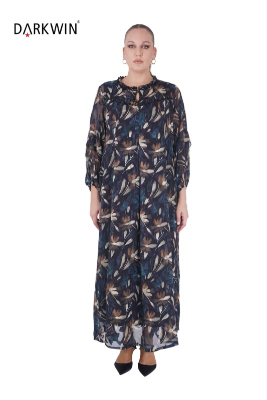 P9387 DARKWIN ELBİSE 2 Lİ DESENLI - Thumbnail