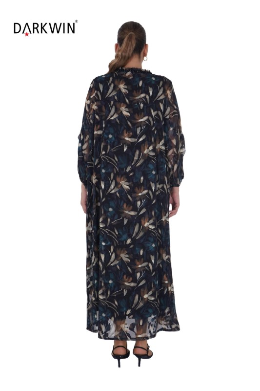 P9387 DARKWIN ELBİSE 2 Lİ DESENLI - Thumbnail