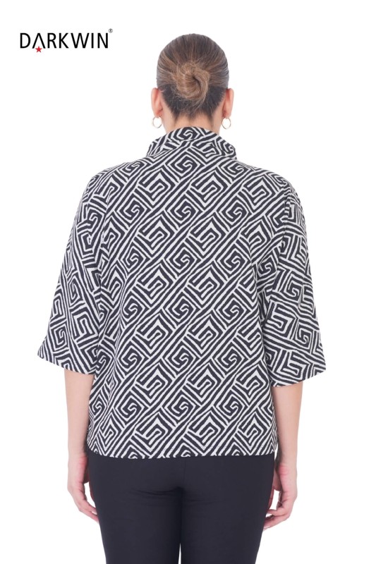 P9388 DARKWIN BLUZ DESENLI - Thumbnail