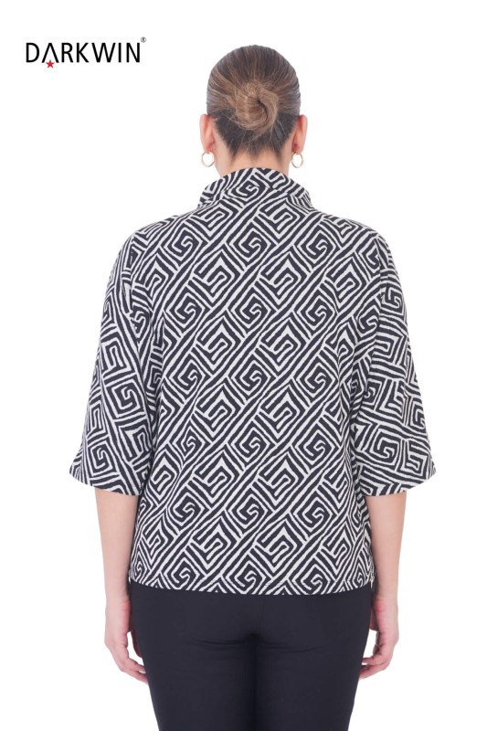 P9388 DARKWIN BLUZ DESENLI - Thumbnail