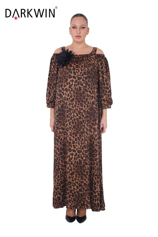 DARKWIN - P9399 DARKWIN ELBİSE DESENLI