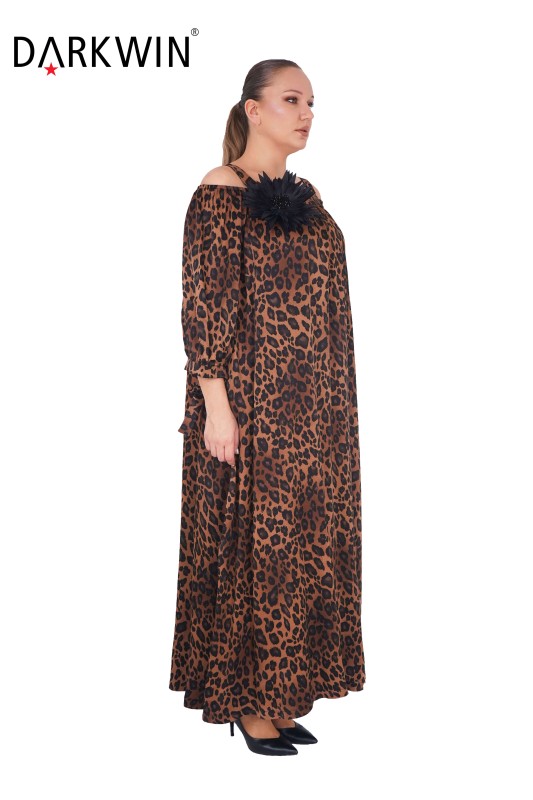 DARKWIN - P9399 DARKWIN ELBİSE DESENLI (1)