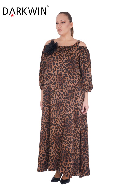 P9399 DARKWIN ELBİSE DESENLI - Thumbnail