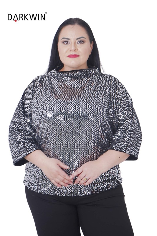 DARKWIN - P9401 DARKWIN BLUZ GUMUS (1)