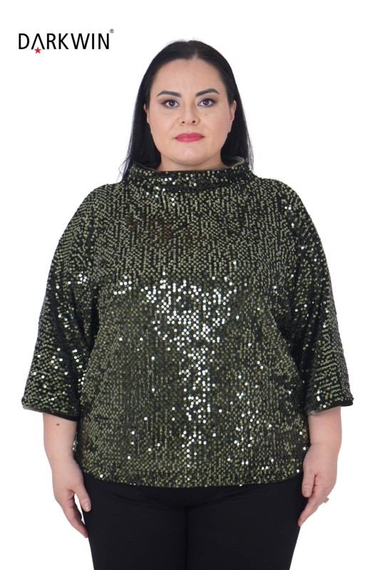 P9401 DARKWIN BLUZ HAKI - Thumbnail