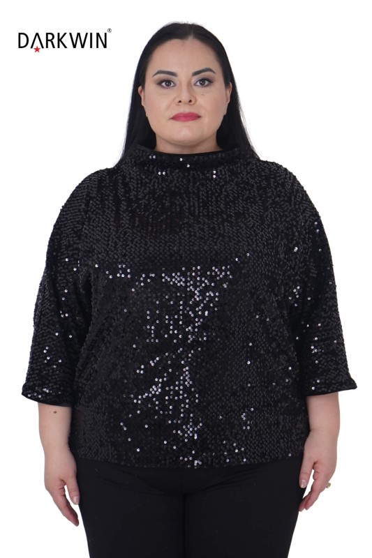 P9401 DARKWIN BLUZ SIYAH - DARKWIN