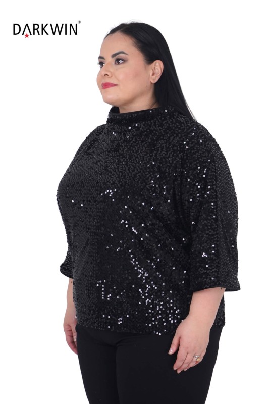 P9401 DARKWIN BLUZ SIYAH - DARKWIN (1)