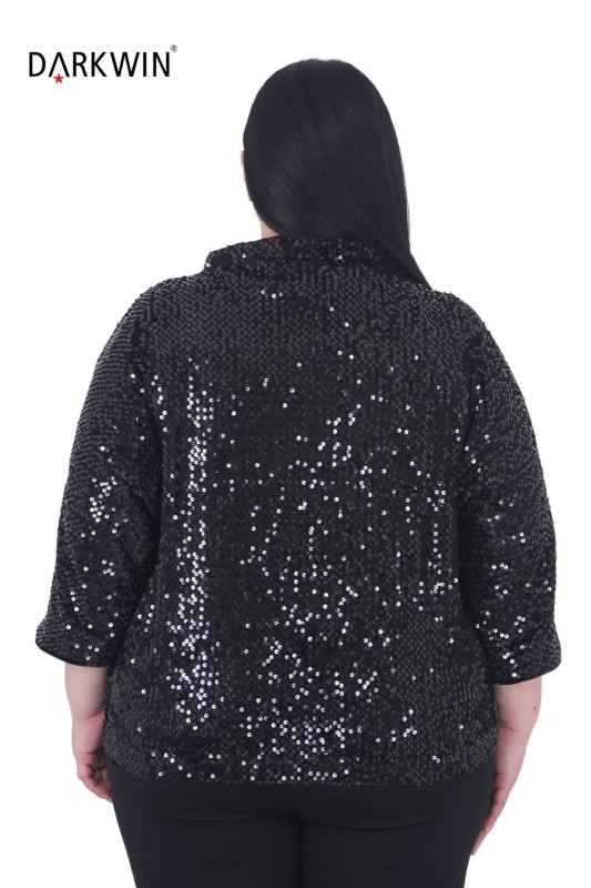 P9401 DARKWIN BLUZ SIYAH - Thumbnail