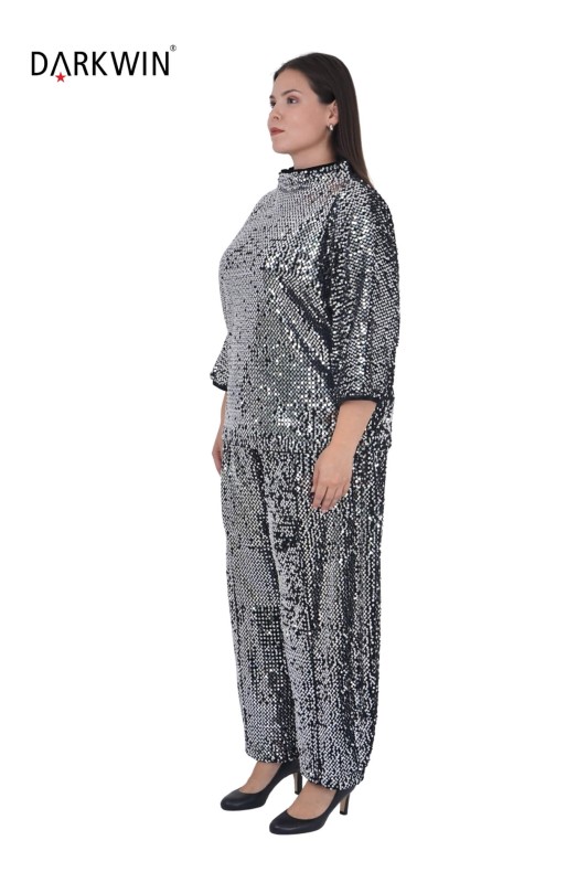 Darkwin - P9402 DARKWIN BLUZ-PANTOLON GUMUS (1)