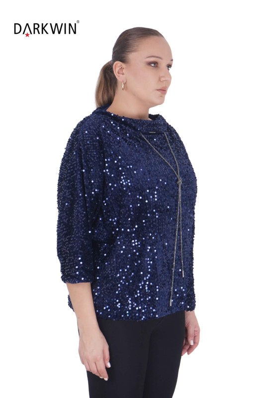 P9403 DARKWIN BLUZ LACIVERT - DARKWIN (1)