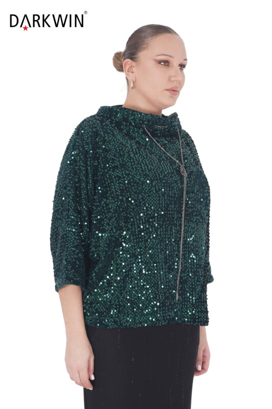 P9403 DARKWIN BLUZ ZUMRUT - DARKWIN (1)