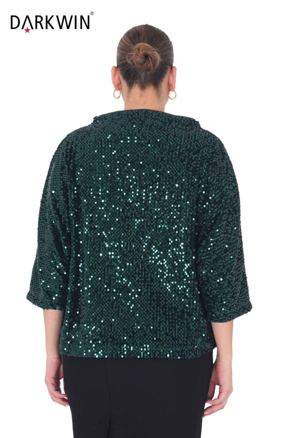 P9403 DARKWIN BLUZ ZUMRUT - 3