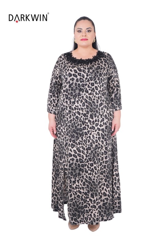 DARKWIN - P9404 DARKWIN ELBİSE DESENLI