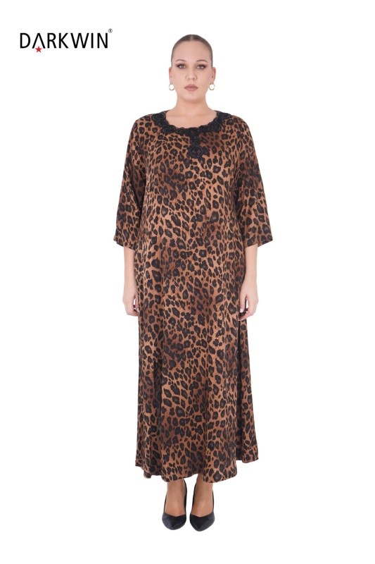 DARKWIN - P9407 DARKWIN ELBİSE DESENLI