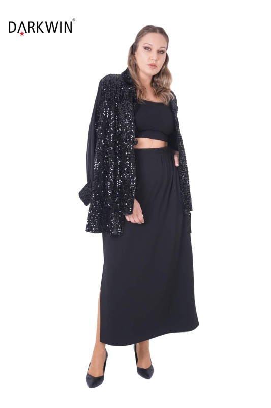 P9409 DARKWIN CEKET-ETEK SIYAH - Thumbnail