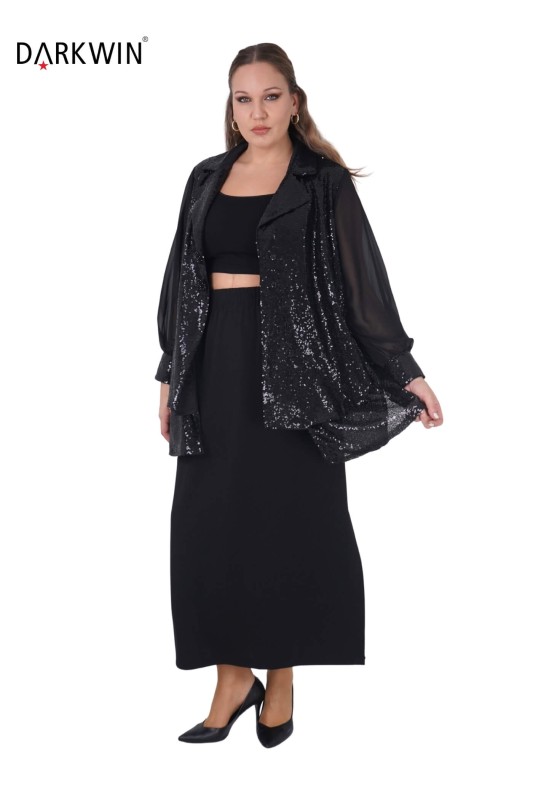 P9410 DARKWIN CEKET-ETEK SIYAH - Thumbnail